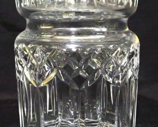 4212 - Waterford crystal lidded jar, 6.5"
