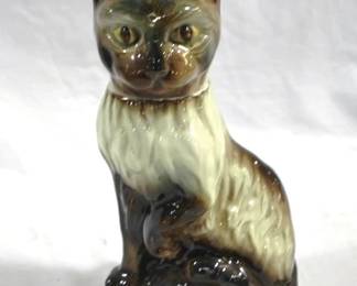 7635 - Jim Beam Cat Decanter - 11.5" tall
