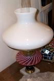 Fenton Glass Lamps - pairs of several styles and colors available!