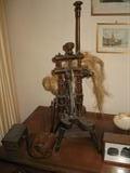 Victorian child's spinning wheel
