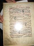 Musical manuscript 15th century
