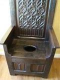 18th Century Reproduction throne / privy - ASKING $2,650 or best offer