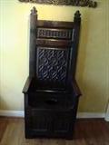 18th Century Reproduction throne / privy - - ASKING $2,650 or best offer