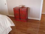 2) Antique Distressed Red Painted Night Stands - ASKING $1,250 each or best offer