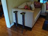 Heavy Iron Candle Holders