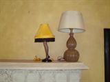 Lamps for sale - also 2 Black Oval Lamp Shades