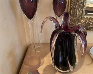 SIGNED SCL ART GLASS