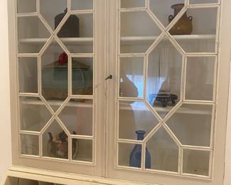 PAINTED SECRETARY DESK AND CHAIR