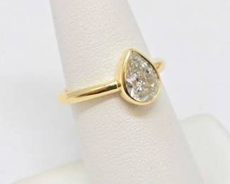 #704 • 14K Gold 1.50ct Diamond Ring, 4.20g
