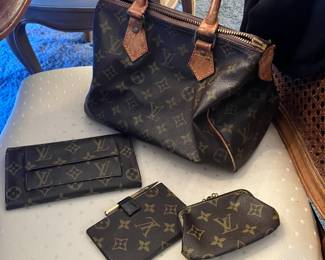 Vintage Louis Vuitton handbag wallet coin purse and more