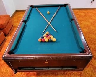 VINTAGE POOL TABLE