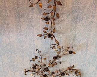 MID-CENTURY ITALIAN METAL WALL ART