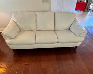 Another White Leather Sofa. Not a recliner $400