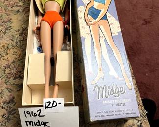 #115 1962 Midge , NRFB $120.00
