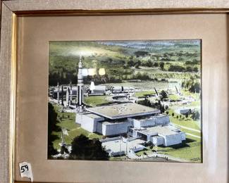 #59 Davis Gray. Space and Rocket Center Huntsville 16x13 $30.00