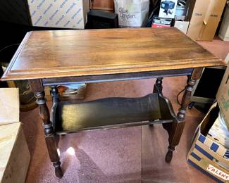 #86 book shelf end table 24x14x21 $75.00