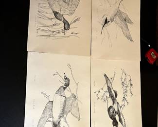 #8 art MBR 4 Sallie B. Cobb duck prints 100/100 $160.00
