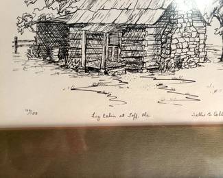 #44 4 Pen and Inks by Sally B Cobb 100 of 100 $175.00