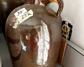 #272 kitchen 10 inch brown jug $35.00