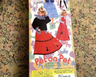 #157 1986 Ma-ba Pet on Pet Barbie Japanese Market, NRFB $50.00