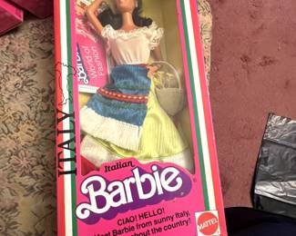 #104 Italian Barbie, NRFB $45.00