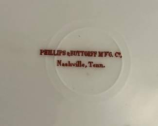 #294 KA dish dr Limoge France Phillips and Batter FF Mfg China $350.00