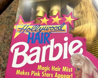 #123 Hollywood Hair Barbie NRFB $75.00