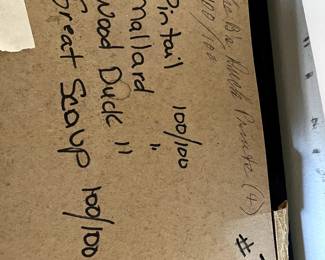 #8 art MBR 4 Sallie B. Cobb duck prints 100/100 $160.00