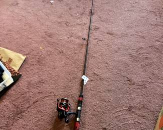 #248 Zebco Spinning Rod and Reel $40.00