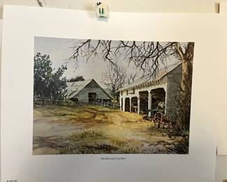 #12	(11)Sallie B. Cobb the shed and cow shed of 1200 #204,206,207,209,210,211,212,214,215,216= $30 each x11 prints	 $330.00 			
