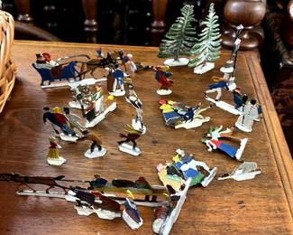 #240 Christmas Thin Painted Lead Figures $35.00