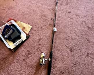 #250 Shakespeare Spinning Rod and Reel $40.00