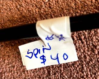 #250 Shakespeare Spinning Rod and Reel $40.00