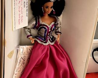 #299 doll opening night barbie signed by designer Janet Goldblatt $100.00