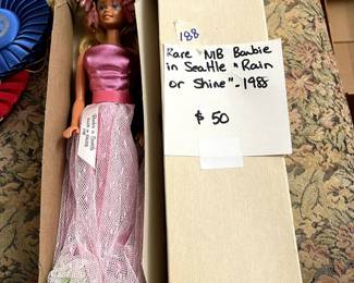 #188 1988 Rare Barbie in Seattle Rain or Shine $50.00