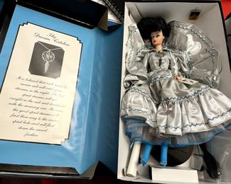 #270 doll Ole barbie Dream catcher with jewel stand Assoc with convention book $160.00