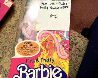 #163 1981 Rare Pink and Pretty Barbie #5239 NRFB $75.00
