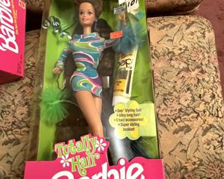 #101 Totally Hair Barbie $120.00
#102 Totally Hair Barbie, NRFB $120.00