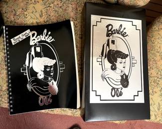 #270 doll Ole barbie Dream catcher with jewel stand Assoc with convention book $160.00