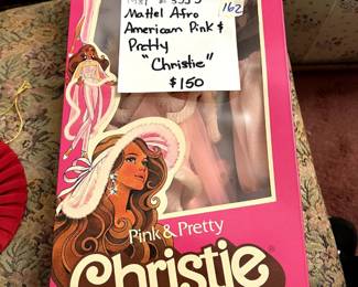 #162 1981 Afro American Pink and Pretty Christie #3555, NRFB $150.00
