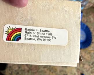 #187 1988 Rain or Shine Barbie convention doll (Northwest convention) $75.00
