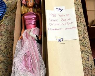#187 1988 Rain or Shine Barbie convention doll (Northwest convention) $75.00