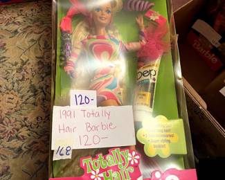 #168 1991 Totally Hair Barbie, NRFB $120.00
#169 1991 Totally Hair Barbie, NRFB $120.00
#170 1991 Totally Hair Barbie, NRFB $120.00
#171 1991 Totally Hair Barbie, NRFB $120.00
#172 1991 Totally Hair Barbie, NRFB $120.00
#173 1991 Totally Hair Barbie, NRFB $120.00
#174 1991 Totally Hair Barbie, NRFB $120.00
#175 1991 Totally Hair Barbie, NRFB $120.00
#176 1991 Totally Hair Barbie, NRFB $120.00
#177 1991 Totally Hair Barbie, NRFB $120.00