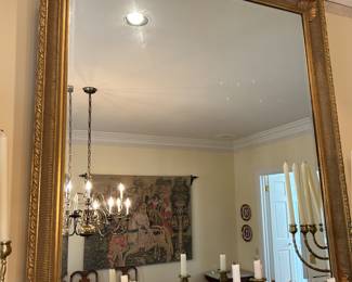 Lot 45 - $450 -Dining Room mirror. 4' x 4'5"