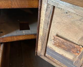 Lot #40- same lever on right hand drawer