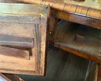 Lot #40 - lever under top drawer accessed from drawer below