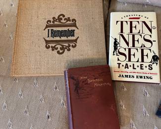 Lot #103 - $35 -3 Tennessee books, 1 signed by James Ewing