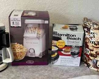 FTM055 Coffee Maker, Breakfast Sandwich Maker, Popcorn Popper & More!