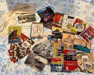 FTM085 Various Vintage Japanese Postcards 