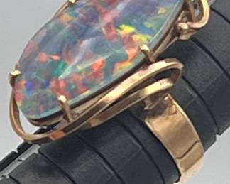 FTM110-10 Carat Opal Ring 10k Gold